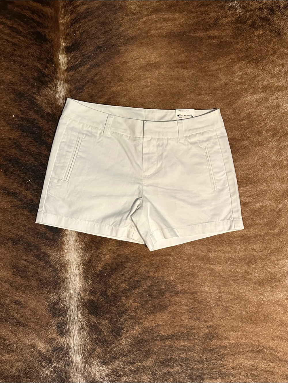 STYLUS White Tailored Short Length Bermuda Shorts
